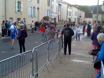 L'ambiance sur la ligne d'arrive