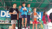 Le podium des Benjamins sur 1000 m