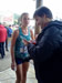 Norine Martin, 1re fminine (cadette) du 5000 m, interview  l'arrive
