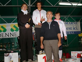 Le podium fminin des 10 km