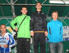 Le podium des 10 km