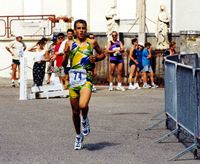 Mathieu AGNUS - Vainqueur du TRIATHLON-SPRINT du Vallage en 2000