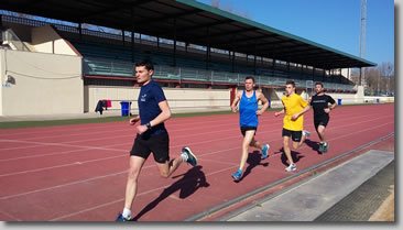 Entraînement sur piste