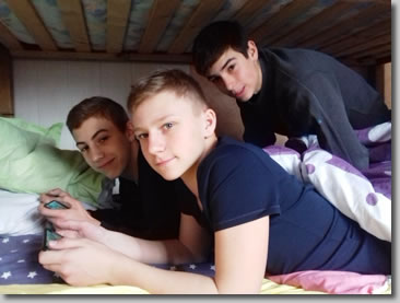 Malo, Oscar et Jules en pleine détente...