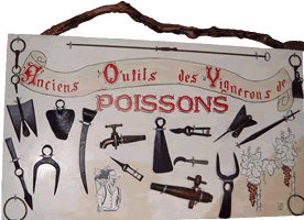 Outils des vignerons de Poissons Outils des vignerons de Poissons