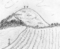 Montagne de Chatel avec ses fourches patibulaires